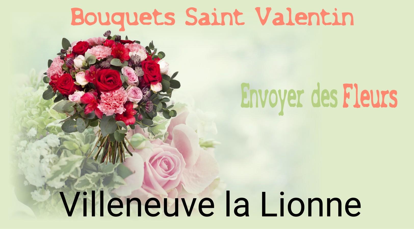 Roses de Saint-Valentin livrées à Villeneuve-la-Lionne